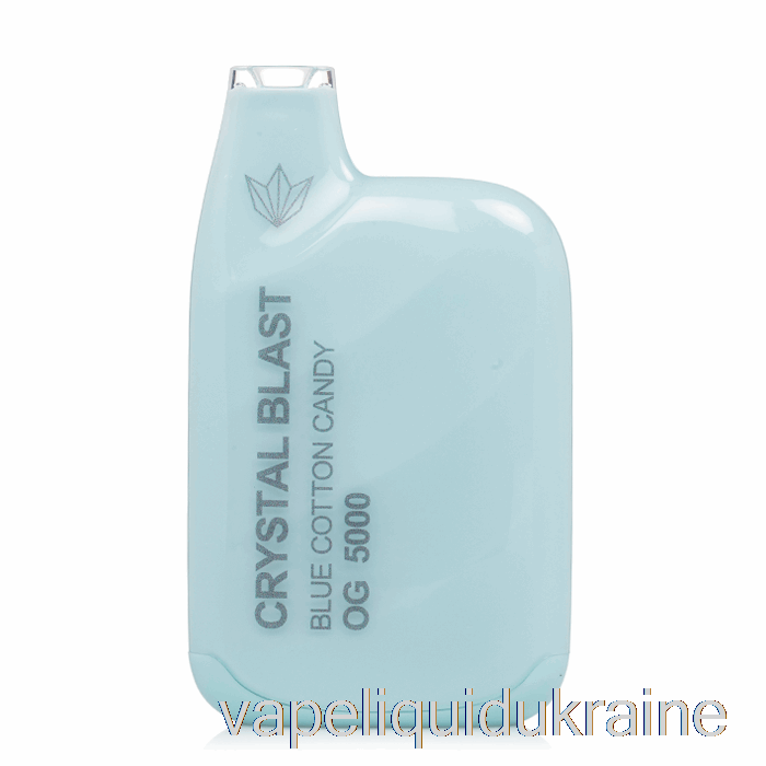 Vape Liquid Ukraine Crystal Blast OG5000 Disposable Blue Cotton Candy
